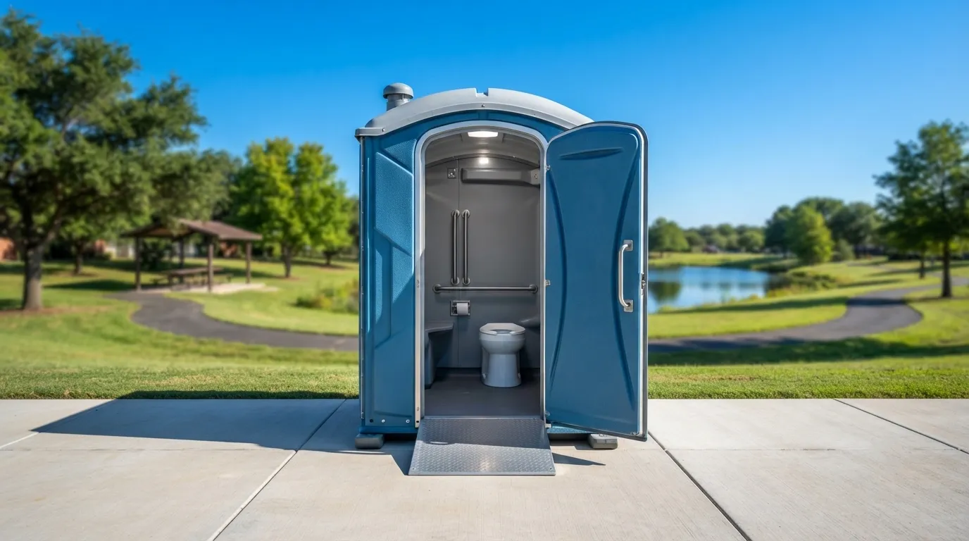 ADA Accessible Porta Potty in Garland, TX