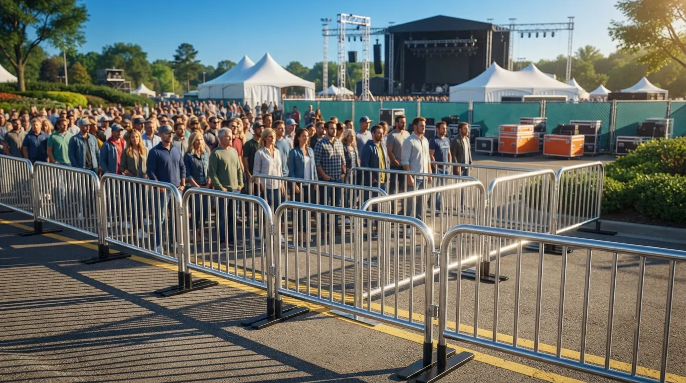 Crowd Control Barrier Rental in Garland, TX