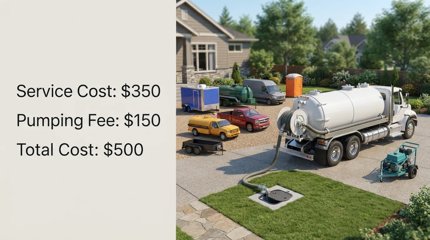 Septic Tank Pumping Cost in Garland, TX