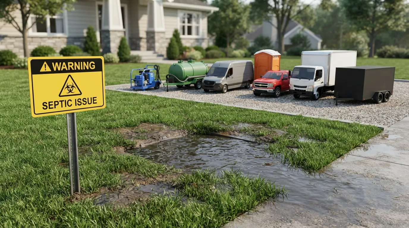 Septic Tank Warning Signs in Garland, TX